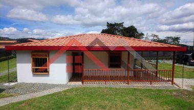 casa prefabricada campestre en un nivel